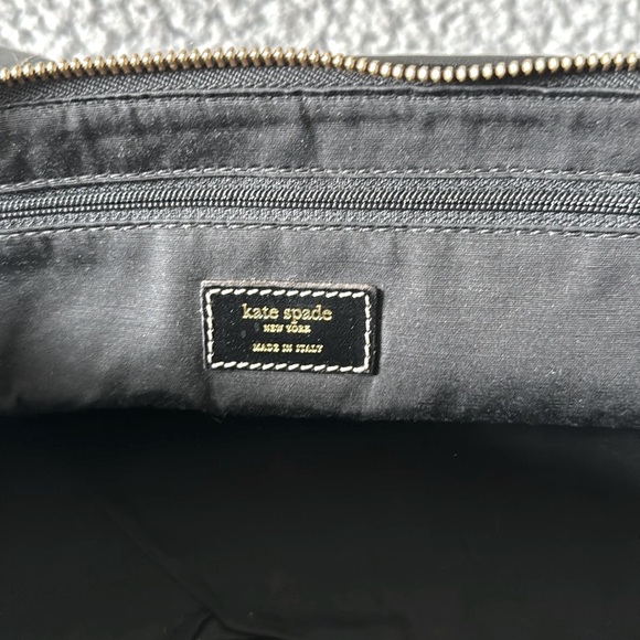 Kate Spade Tweed and Leather Trim Zip Shoulder Bag - Picture 6 of 8